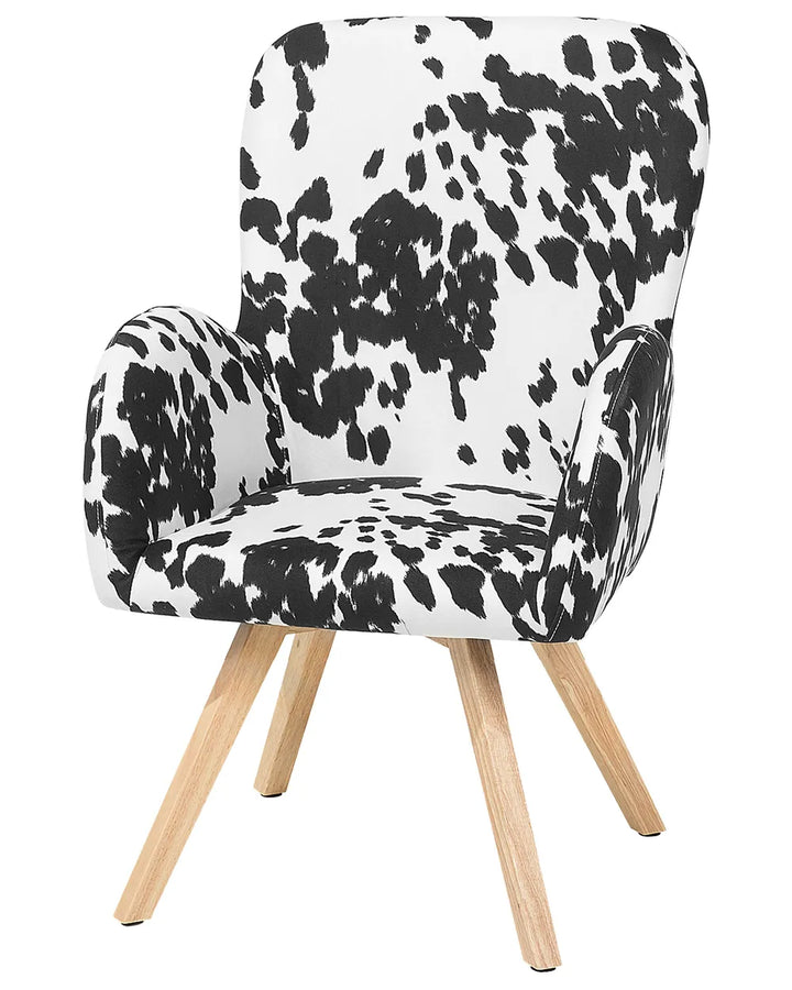 Armchair Fabric Black Katherline