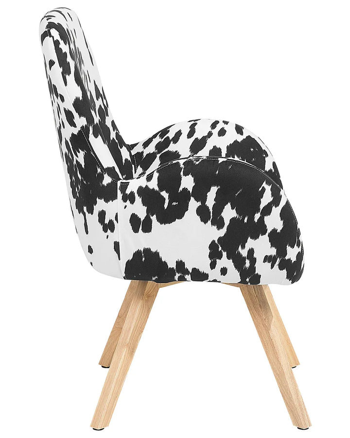 Armchair Fabric Black Katherline