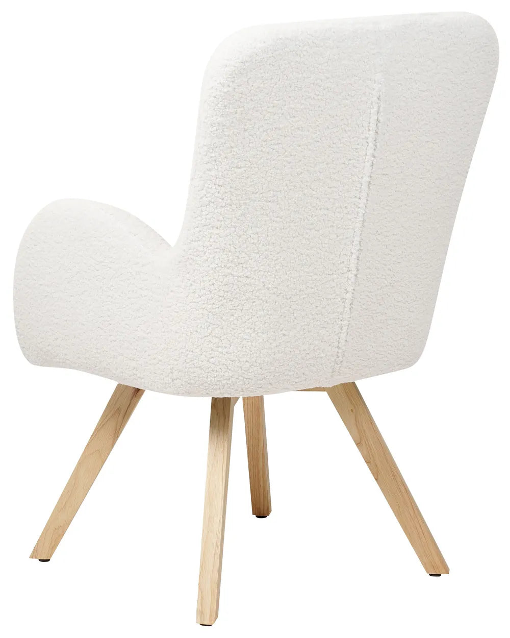 Armchair Boucle White Katherline