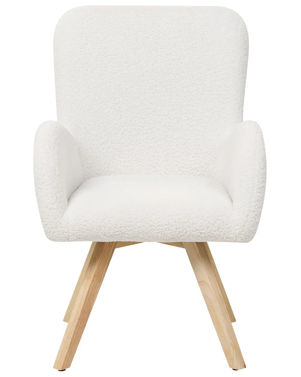Armchair Boucle White Katherline
