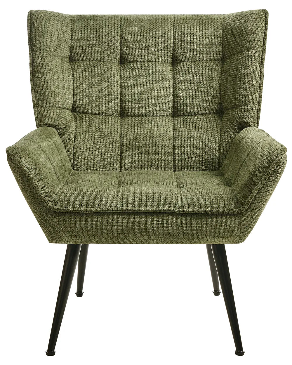 Armchair Fabric Green Braedin