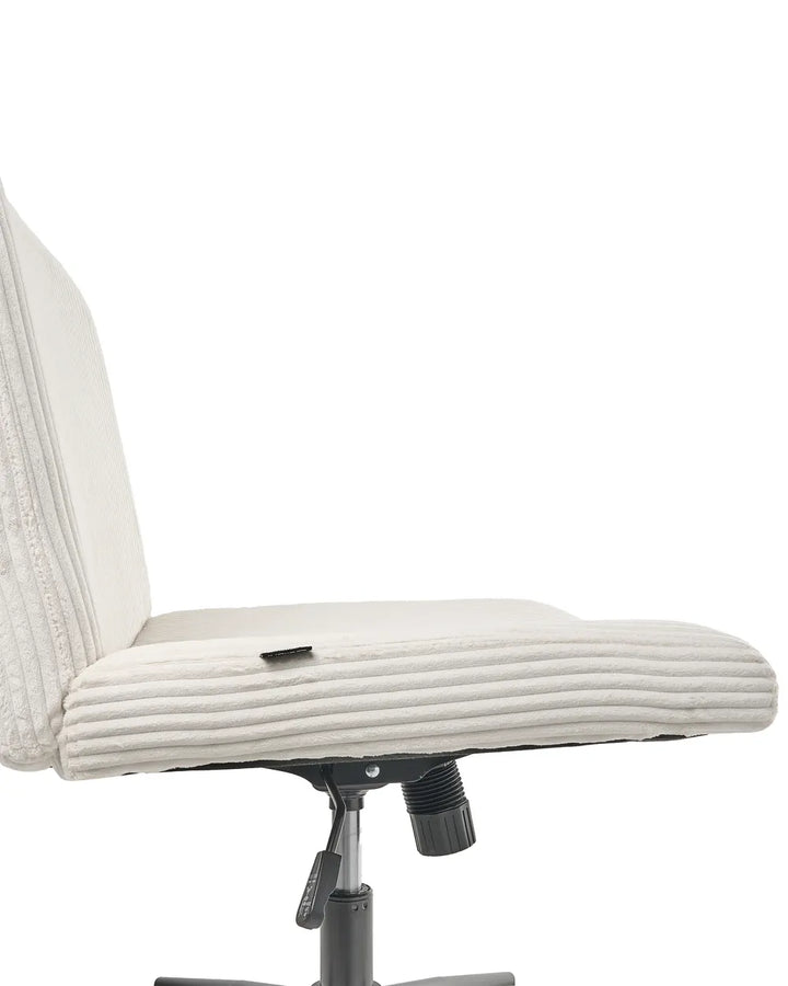 Desk Chair Corduroy White Koree