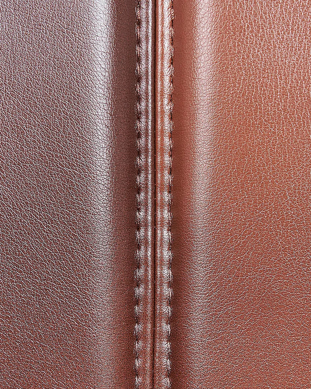 Desk Chair Faux Leather Dark Brown Syasia