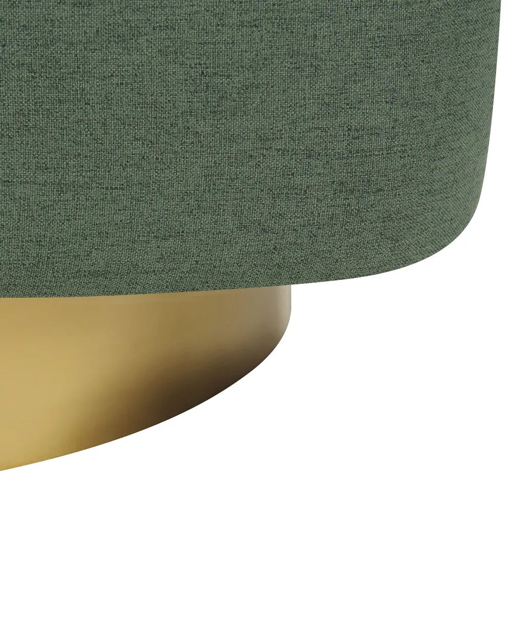Swivel Armchair Fabric Green Hana