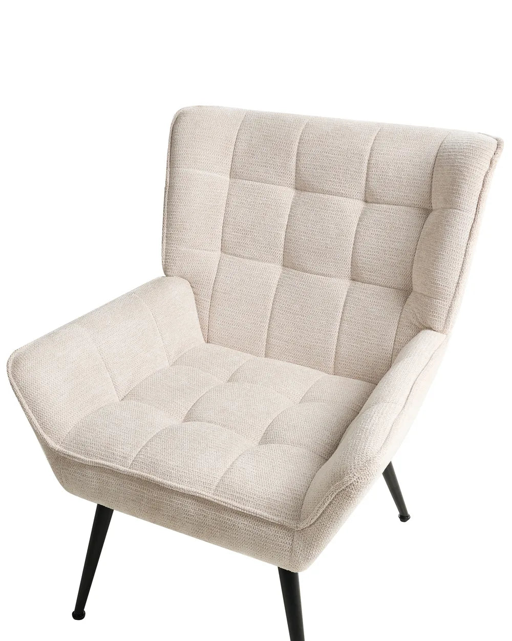 Armchair Fabric Light Beige Braedin