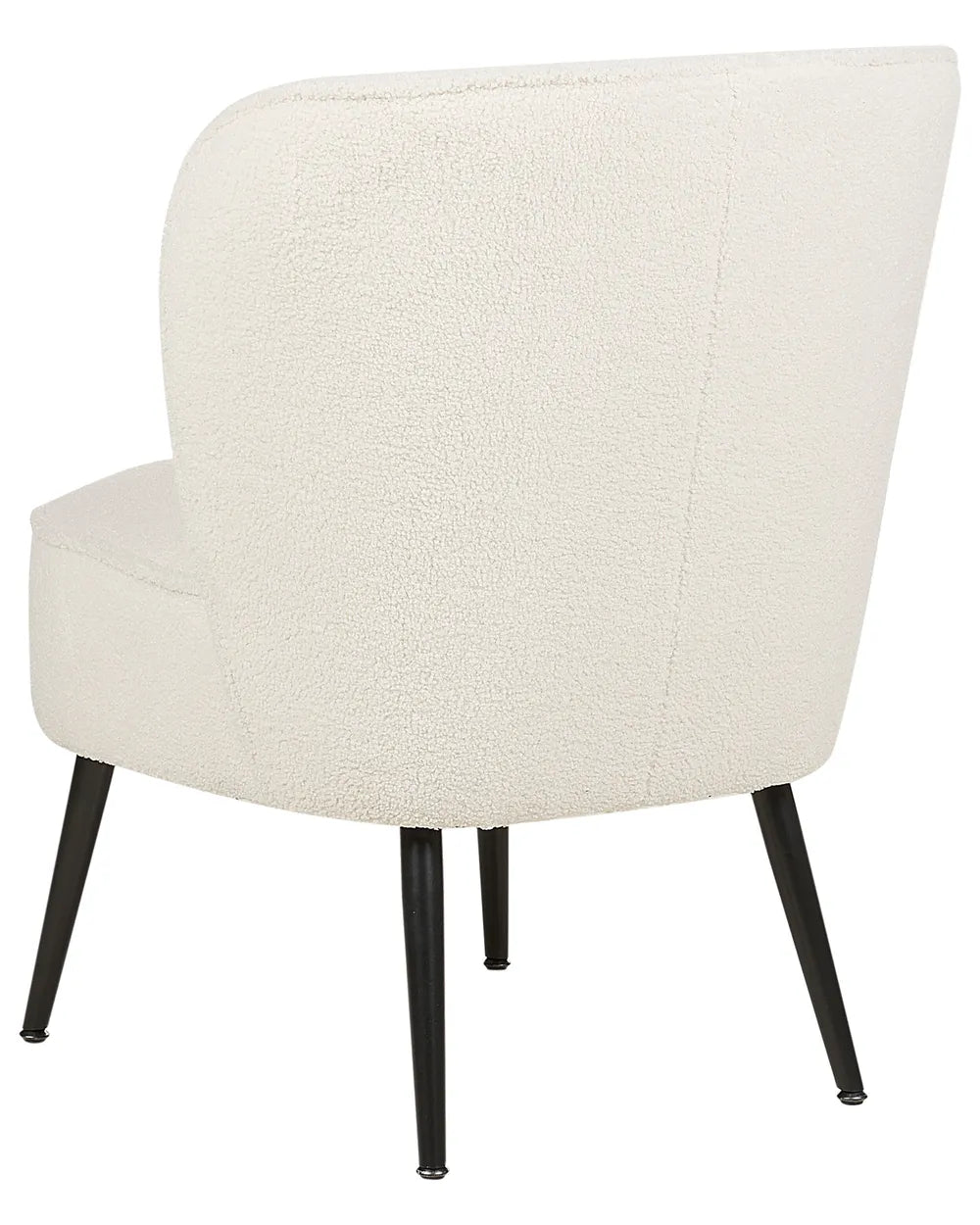 Armchair Boucle White Smelda