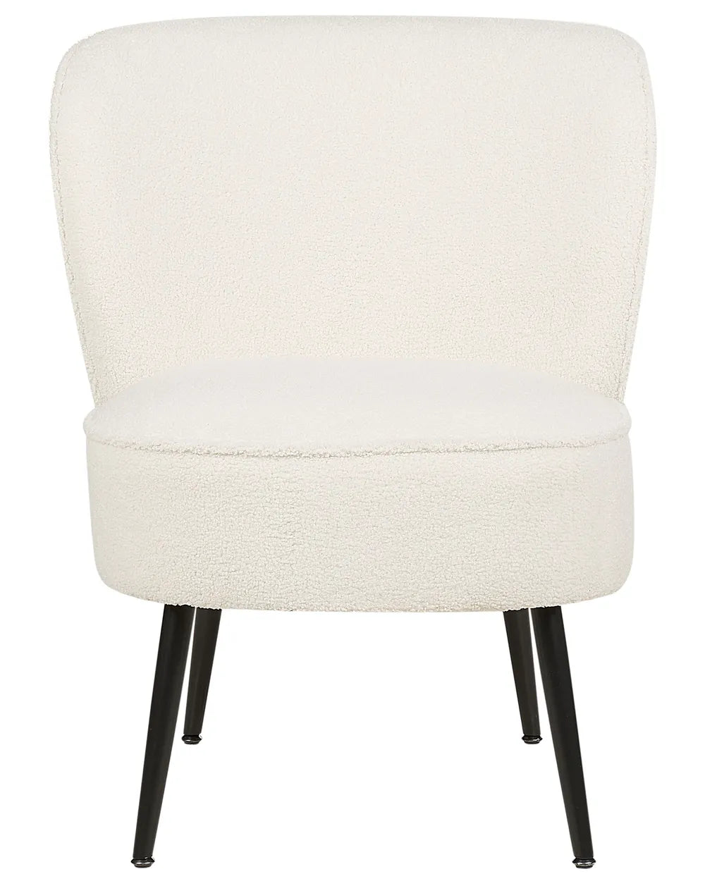 Armchair Boucle White Smelda