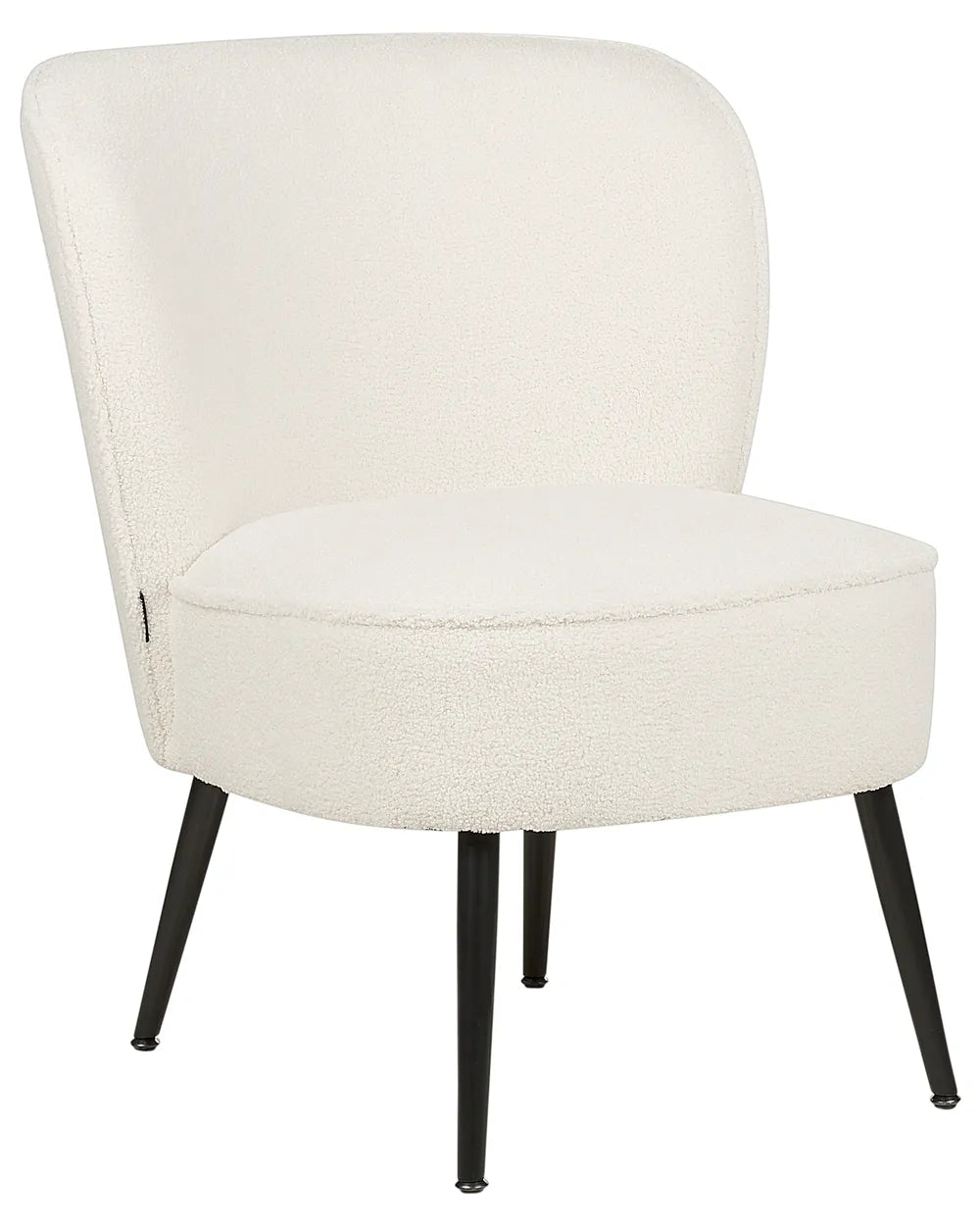 Armchair Boucle White Smelda
