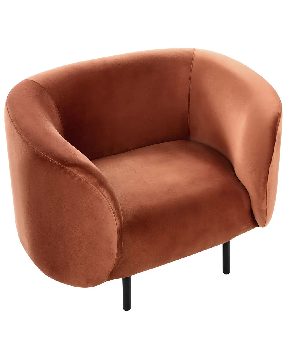 Armchair Velvet Orange Liam
