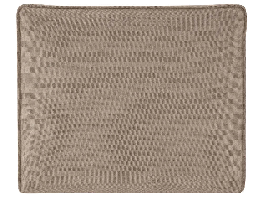 Corner Sofa Fabric Taupe Left Hand Adna