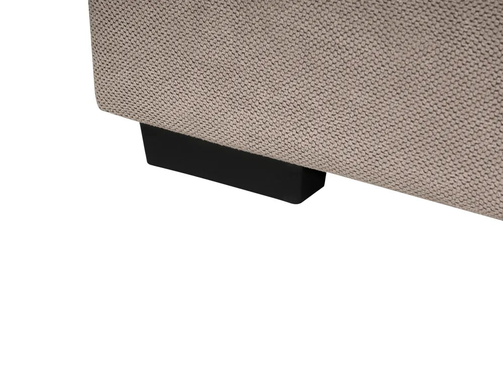 Corner Sofa Fabric Taupe Left Hand Adna