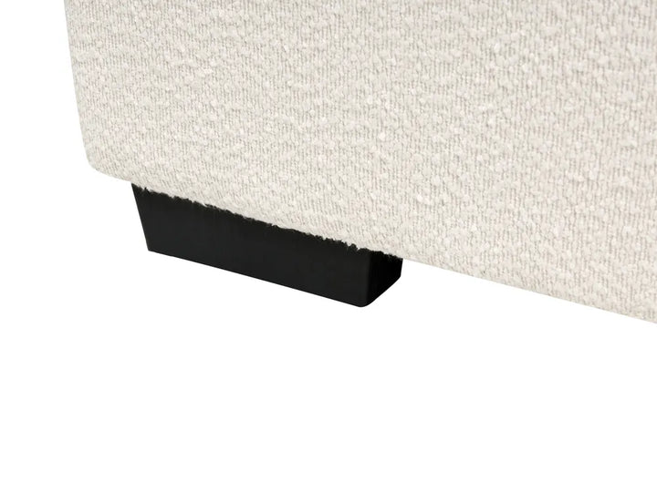 Corner Sofa Boucle Light Beige Left Hand Adna