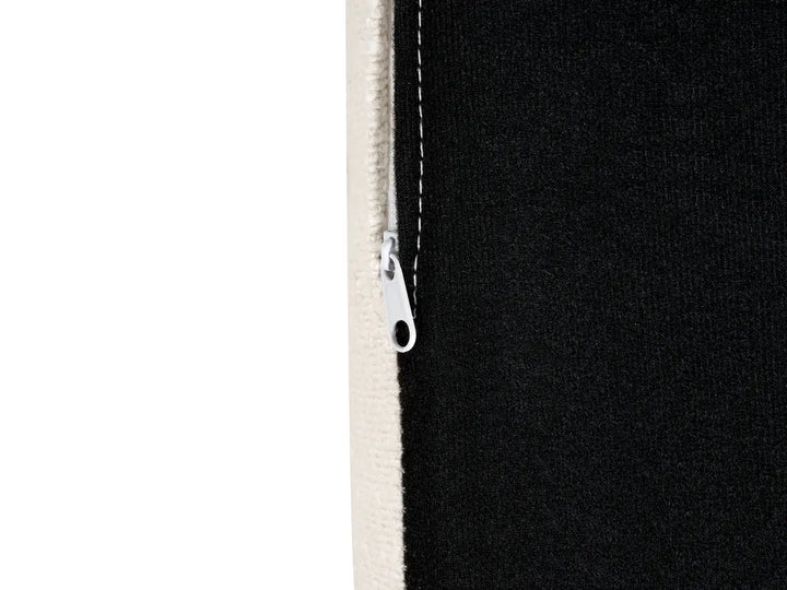 Corner Sofa Boucle Light Beige Left Hand Adna