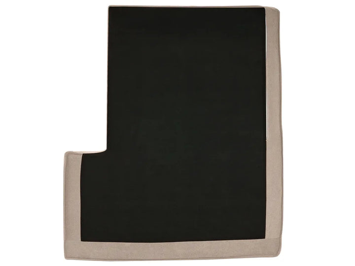 Corner Sofa Fabric Taupe Left Hand Adna