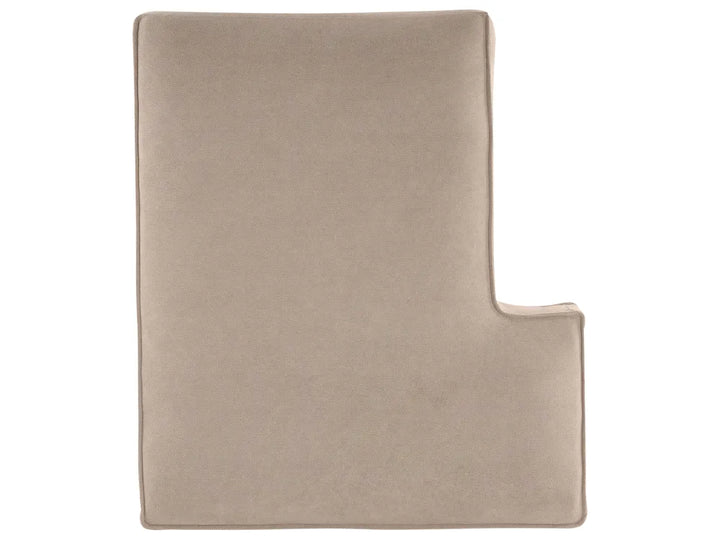 Corner Sofa Fabric Taupe Left Hand Adna