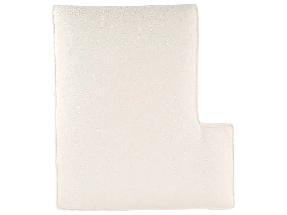 Corner Sofa Boucle Light Beige Left Hand Adna