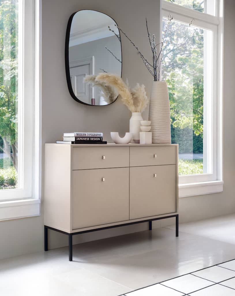 Sideboard Cabinet Beige Mono