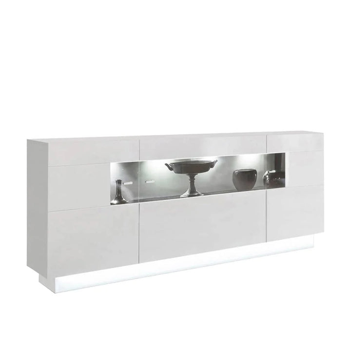 Display Sideboard Cabinet White Gloss Sensis 84