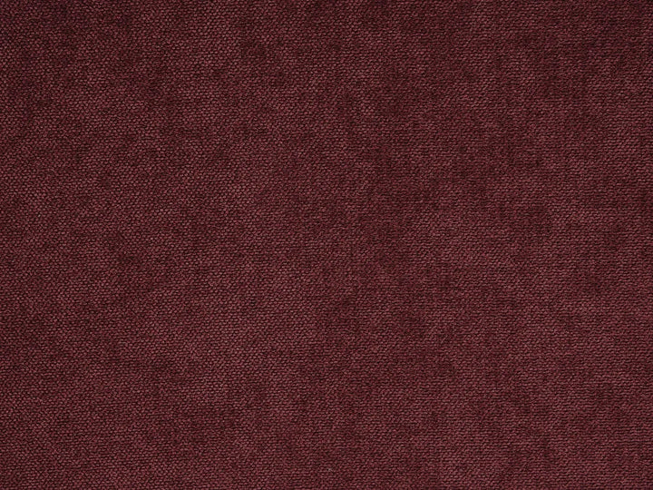 Sofa 3 Seater Fabric Burgundy with Ottoman Assuntino