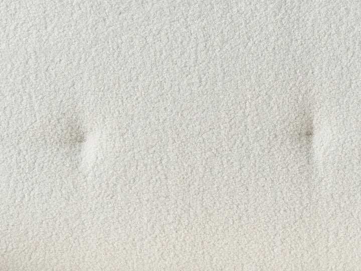 Sofa Bed 3 Seater Boucle Off-White Castera