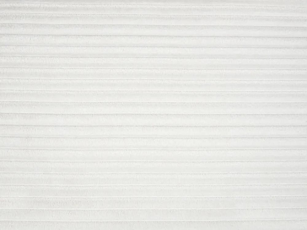 Sofa 3 Seater Corduroy Off-White with Storage Arlo