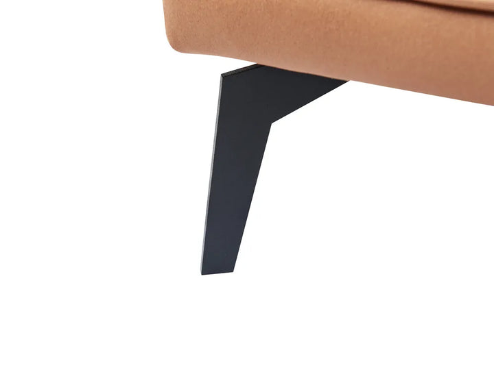 Corner Sofa 3 Seater Fabric Light Beige Right Hand Deaneen