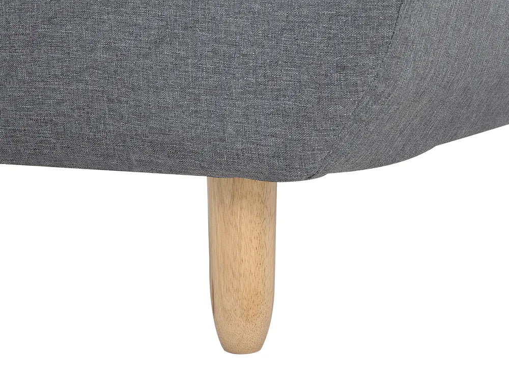 Sofa Bed 3 Seater Fabric Dark Grey Cianca