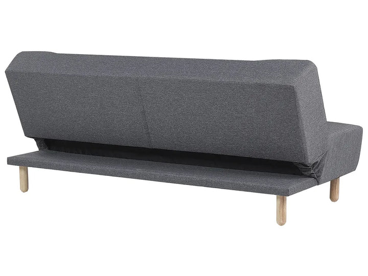 Sofa Bed 3 Seater Fabric Dark Grey Cianca