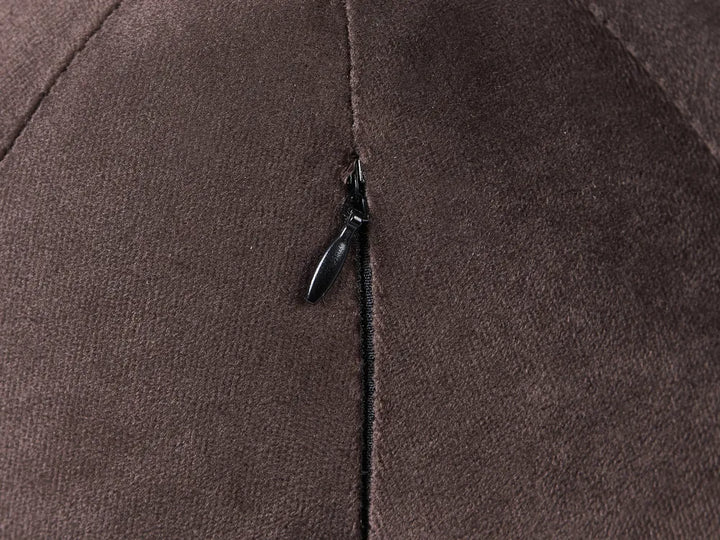 Sofa 3 Seater Velvet Dark Brown Londell