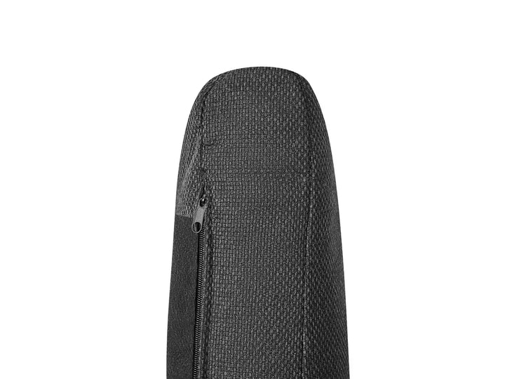 Sofa 3 Seater Fabric Black Ambert