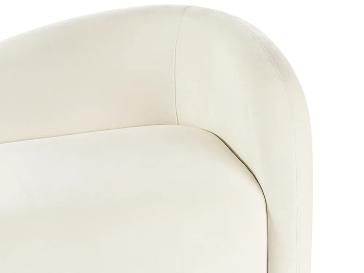 Sofa 3 Seater Velvet Off-White Chryssa