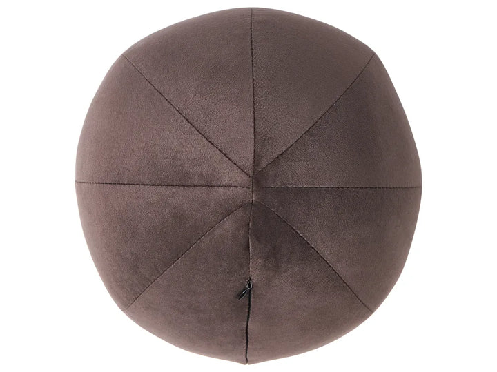 Sofa 3 Seater Velvet Dark Brown Londell