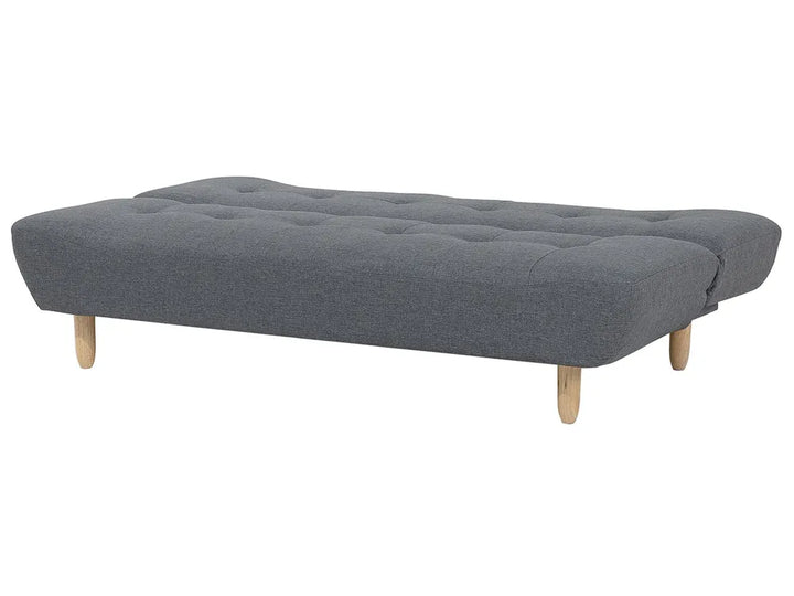 Sofa Bed 3 Seater Fabric Dark Grey Cianca
