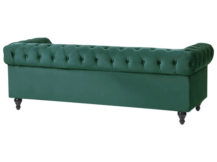 Sofa 3 Seater Velvet Emerald Green Besnard