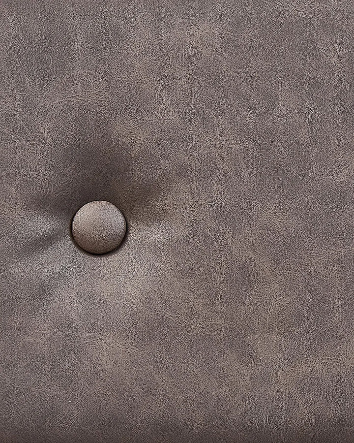 Desk Chair Faux Leather Dark Brown Latwon