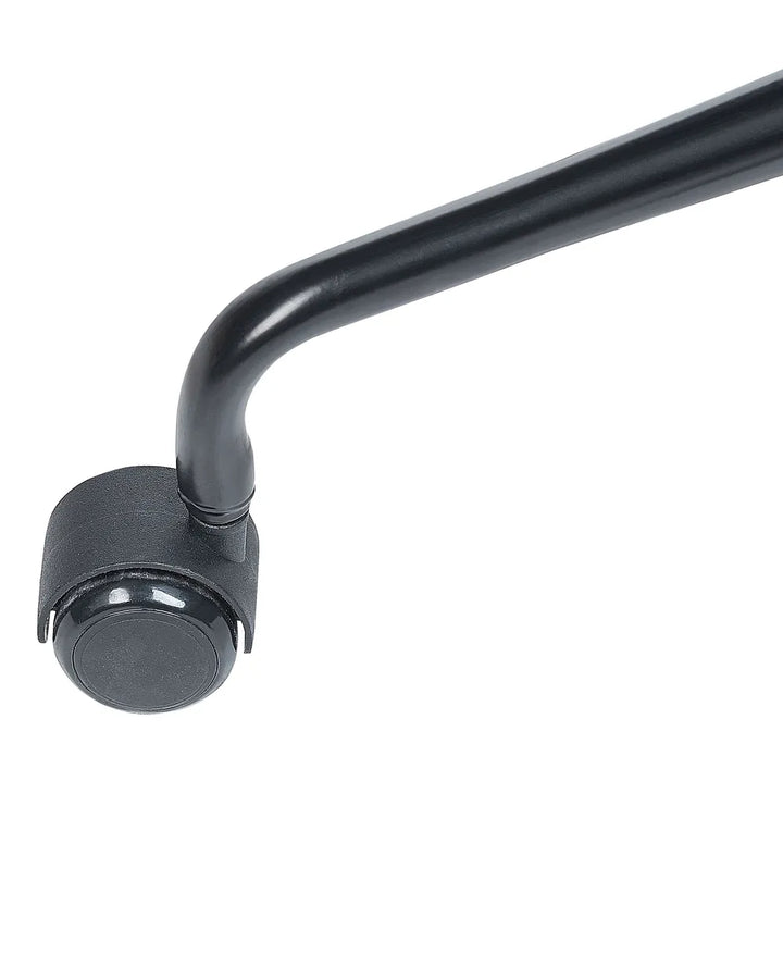 Desk Chair Faux Leather Dark Brown Latwon