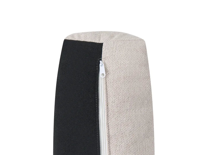 Corner Sofa 5 Seater VEN Fabric Light Beige Left Hand Josanna