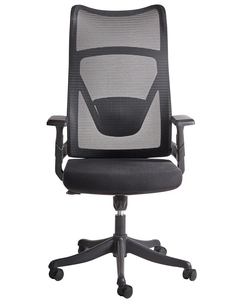 Office Chair Fabric Black with Smooth Rolling Castors Kranz