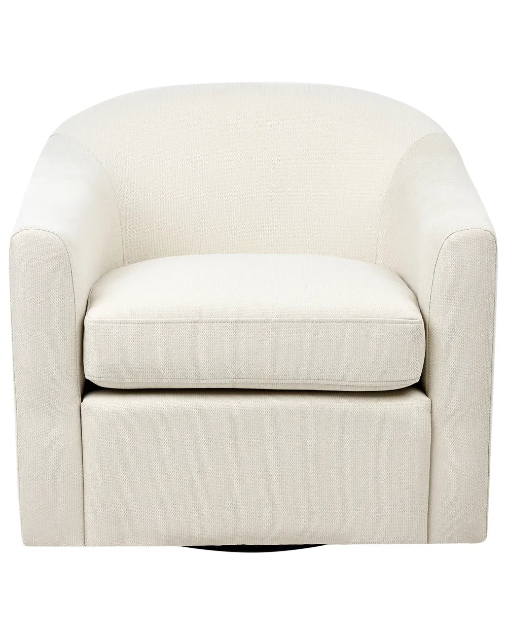 Swivel Armchair Fabric Light Beige Merren