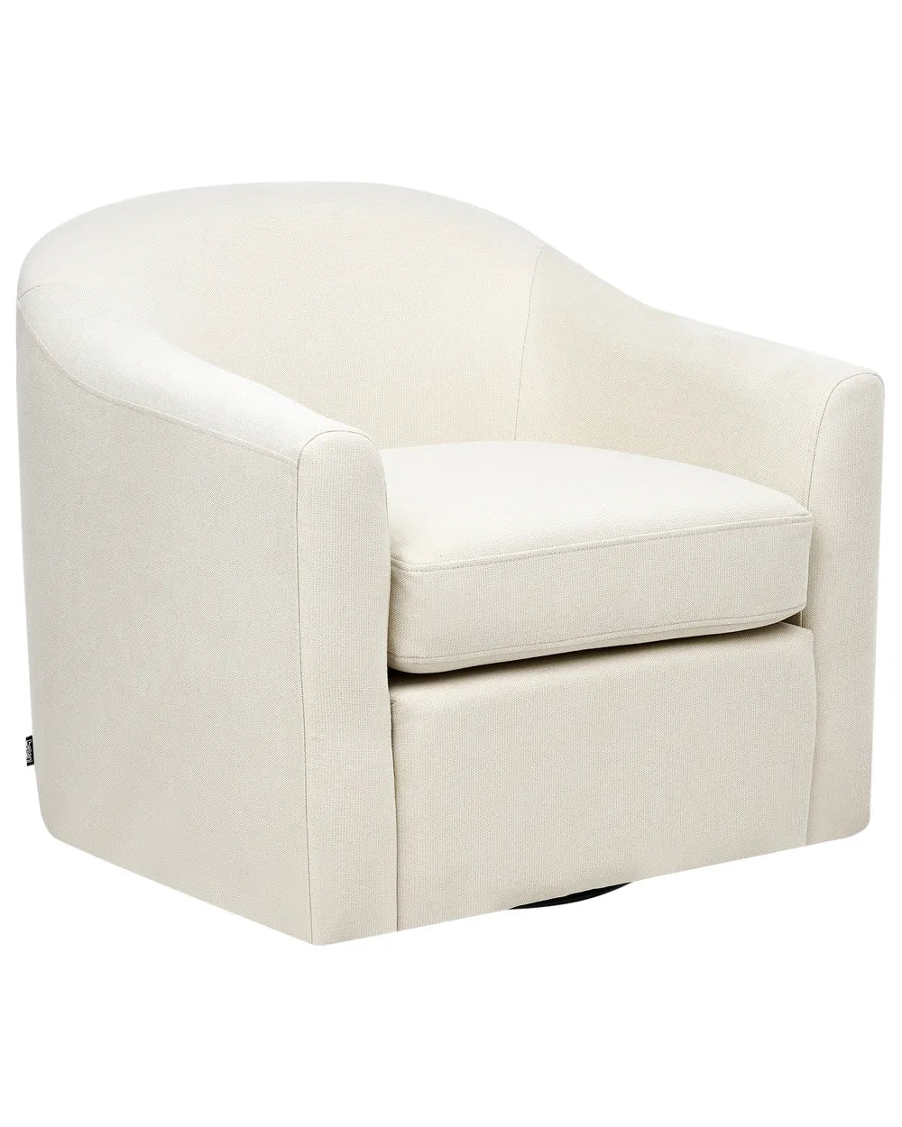White swivel chair on a white background