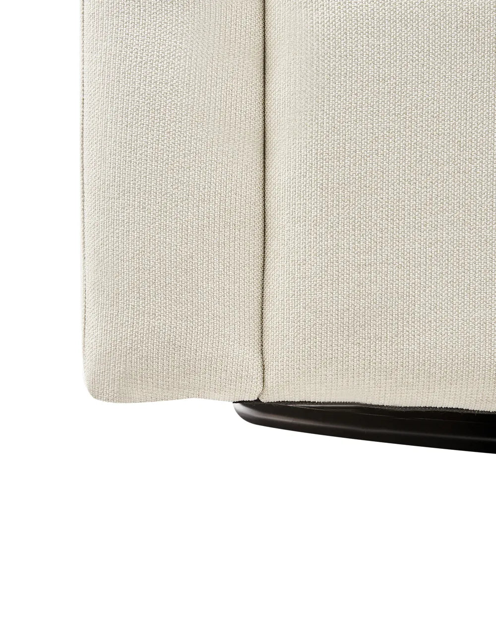 Swivel Armchair Fabric Light Beige Merren