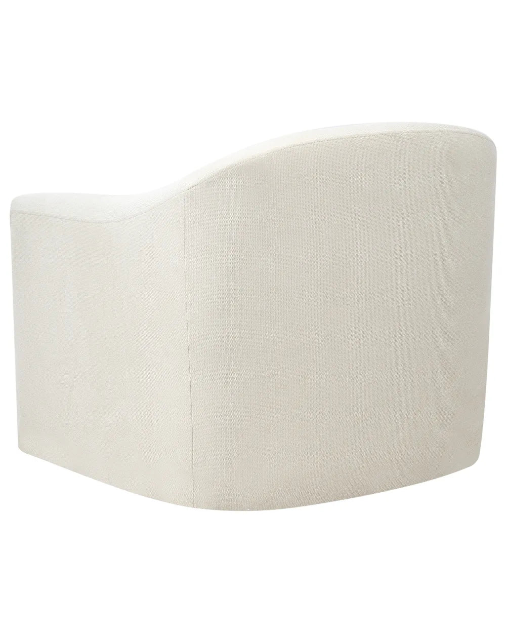 Swivel Armchair Fabric Light Beige Merren