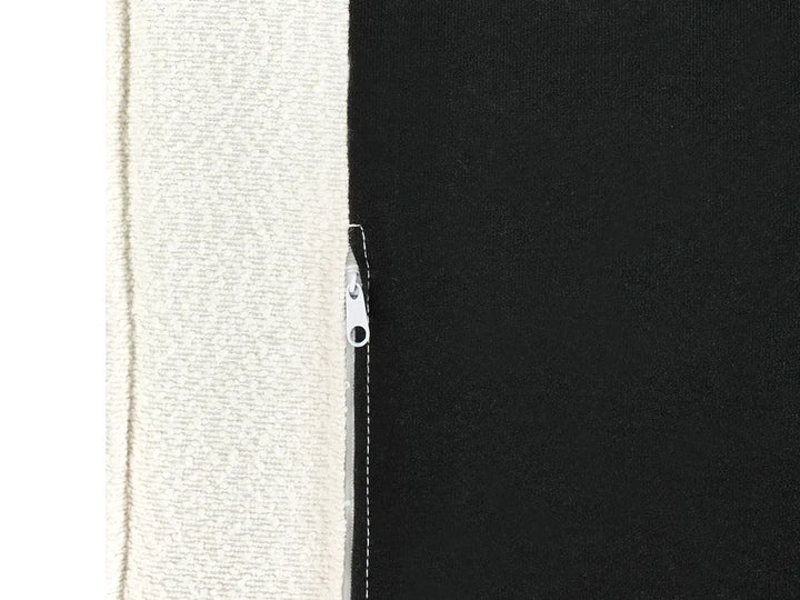 Corner Sofa Boucle Off-White Left Hand Edyth