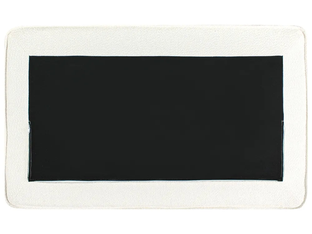 Corner Sofa Boucle Off-White Left Hand Edyth