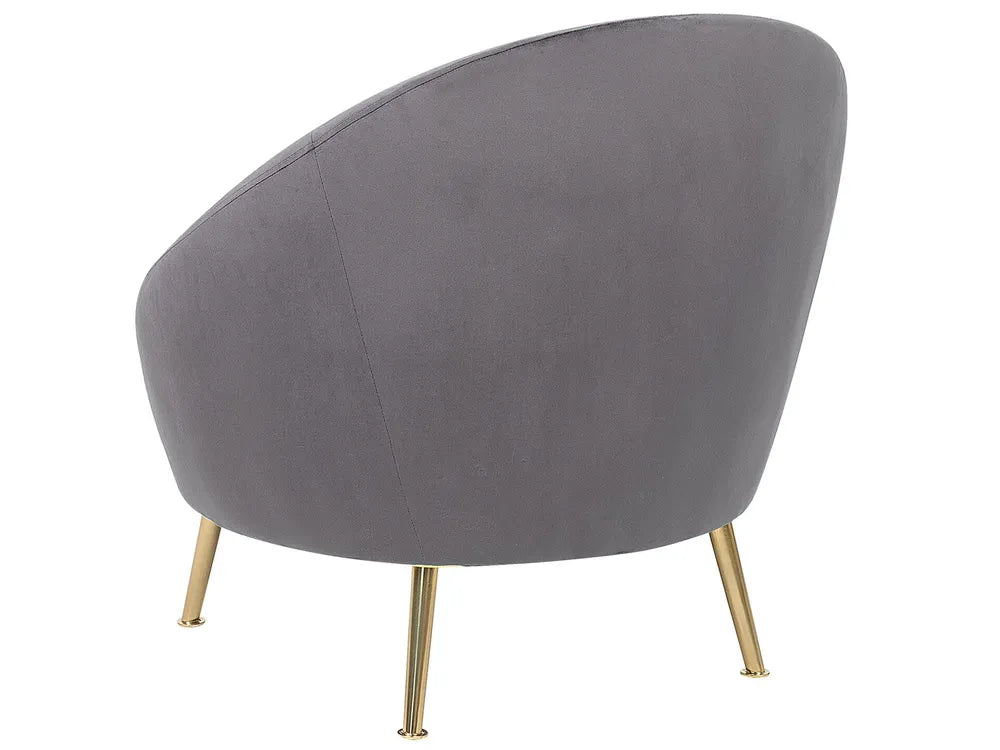 Armchair Velvet Grey Avianna