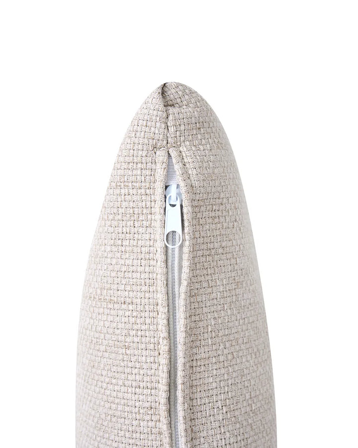 Armchair with Cushions Fabric Light Beige Ashland