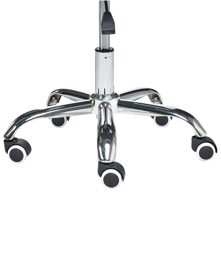 Desk Chair Faux Leather Black Rubin