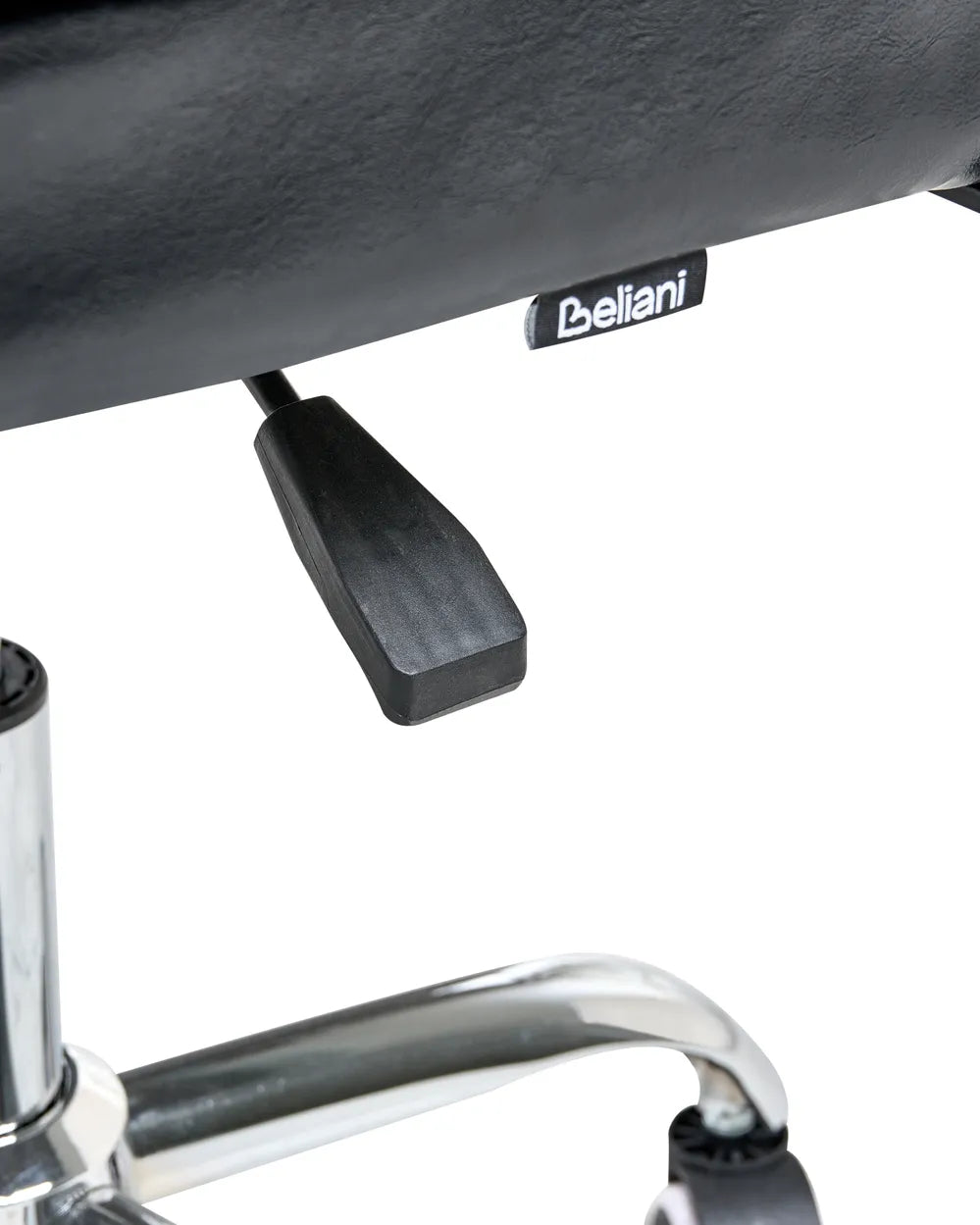 Desk Chair Faux Leather Black Rubin