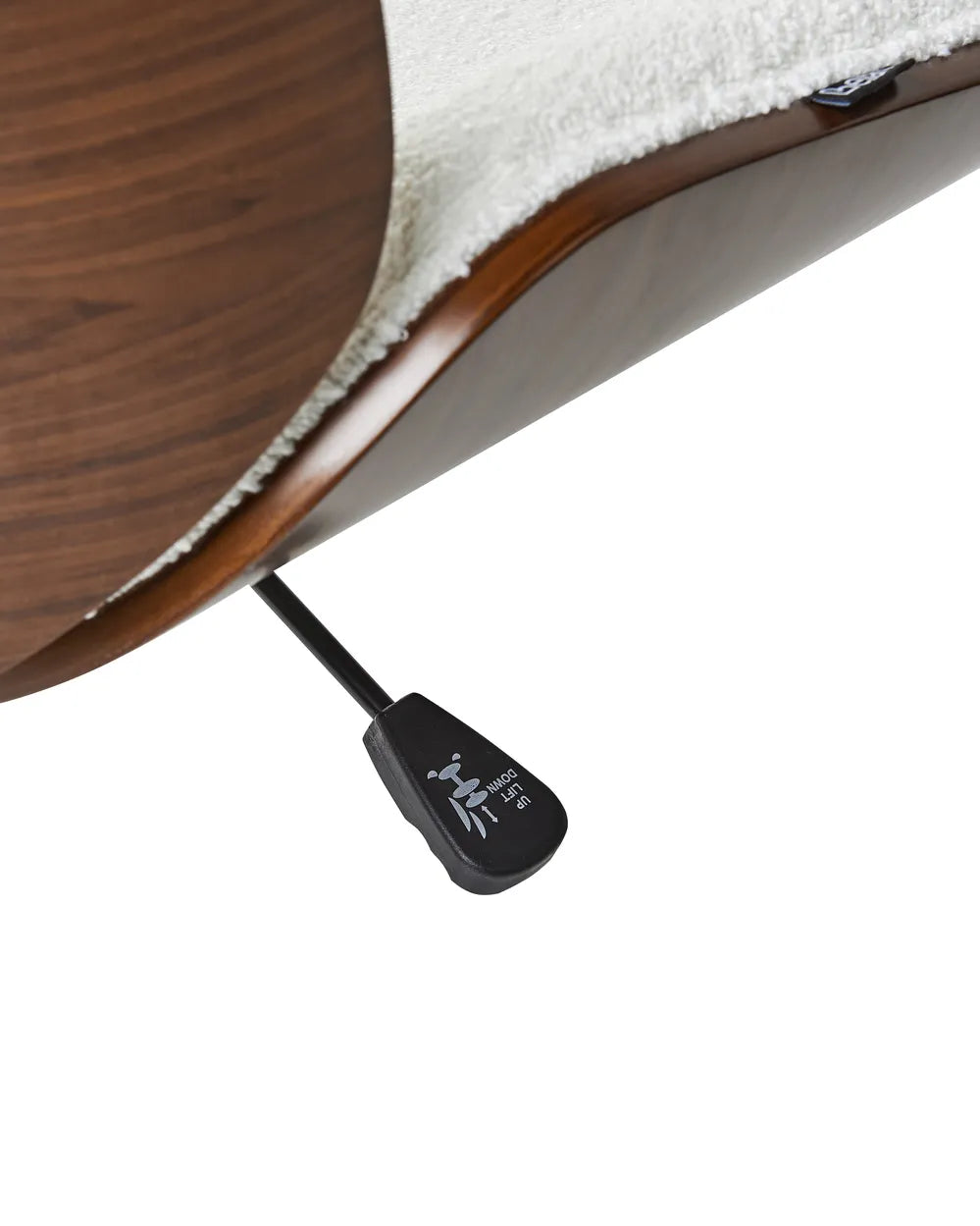 Desk Chair Boucle White Alira