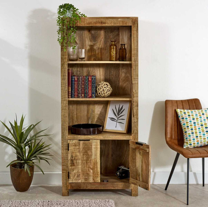 Surrey Solid Wood Bookcase With Doors